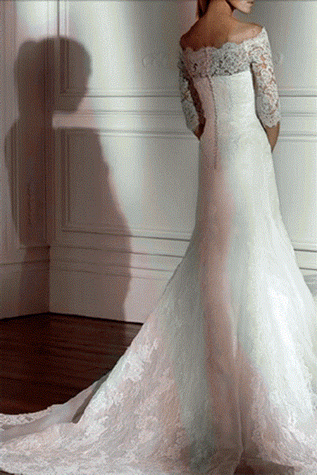 Lace wedding dress designers