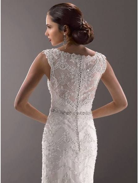 Lace wedding dresses with cap sleeves