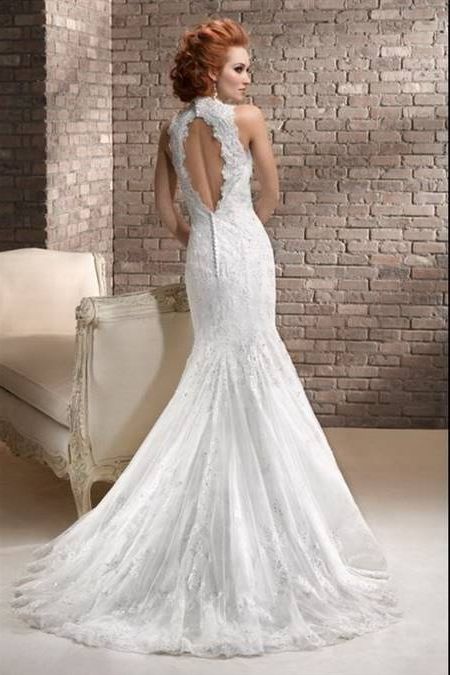 Mermaid lace wedding dresses