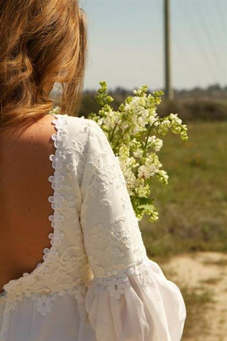 Natural wedding dresses