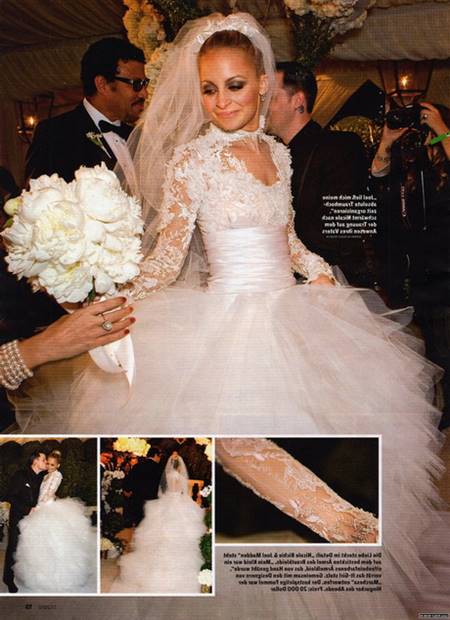 Nicole richie wedding dresses