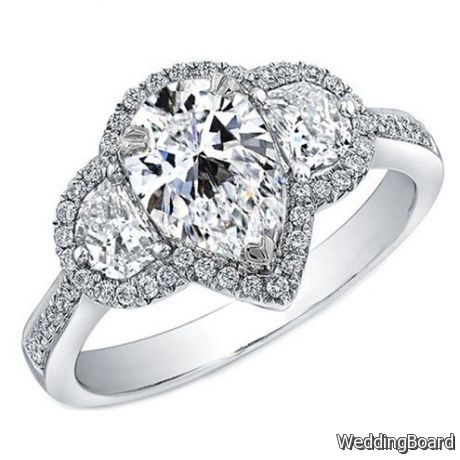 Pear Shaped Engagement Rings Story to Follow