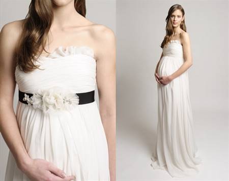 Pregnancy wedding gowns