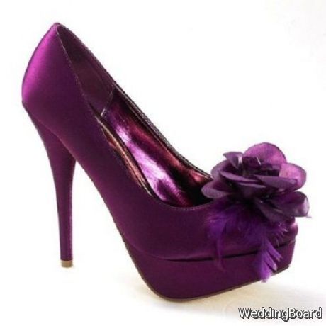 Purple Wedding Shoes is Eggplant on Your wedding