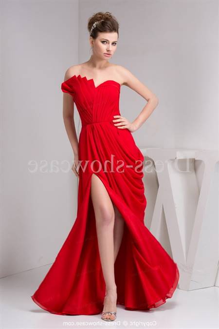 Red dress for wedding