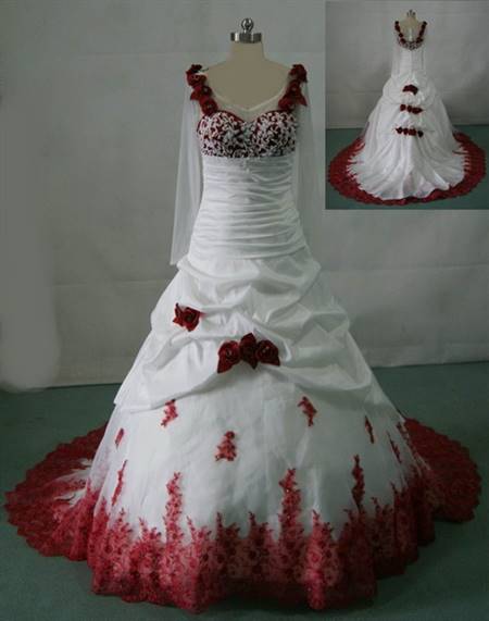 Red wedding dresses