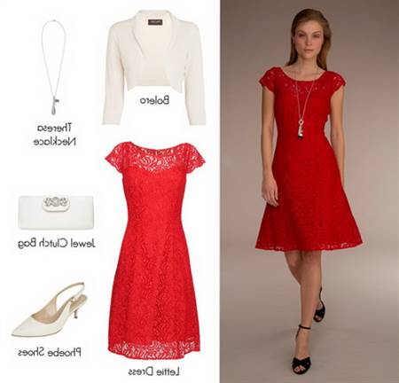Red wedding guest dresses