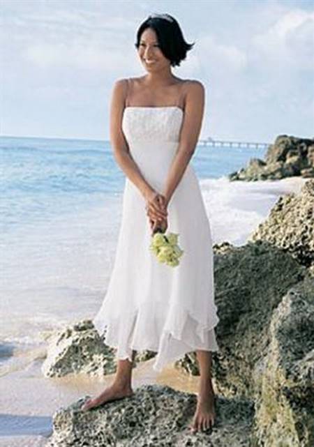 Sheath beach wedding dresses