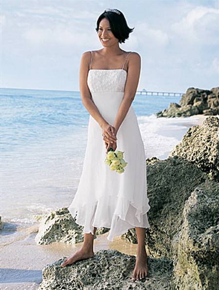 Short beach wedding dresses