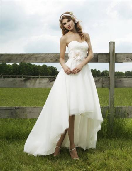 Short bride wedding dress