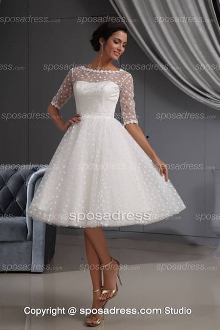 Short classic wedding dresses