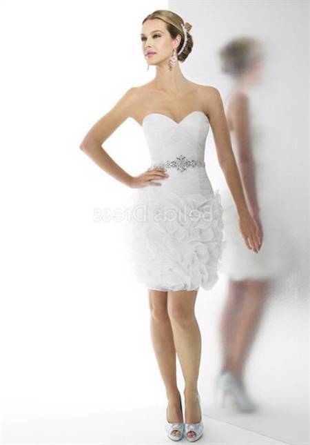 Short length wedding dress