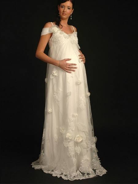 Short maternity wedding dresses