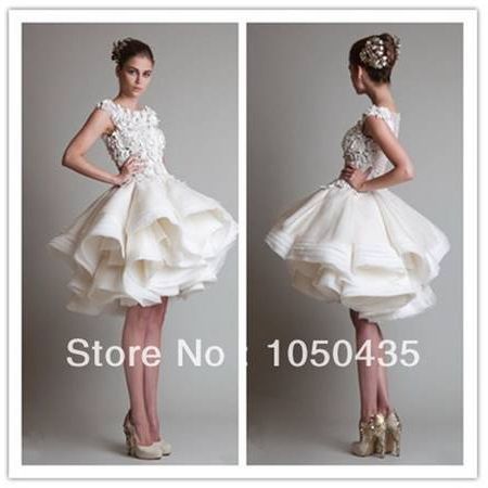 Short wedding dress designers