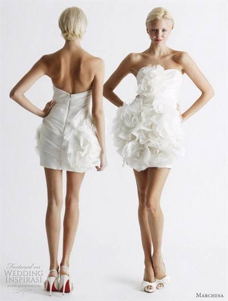Short wedding dress designers