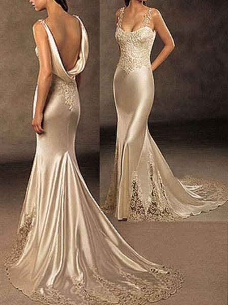 Silk wedding dresses