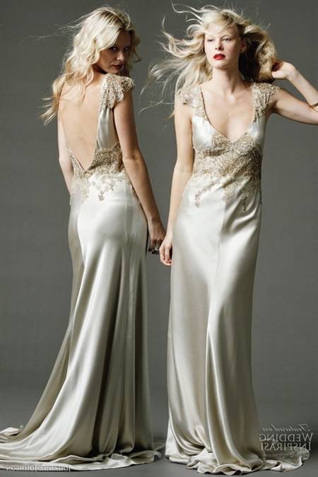 Silk wedding gowns