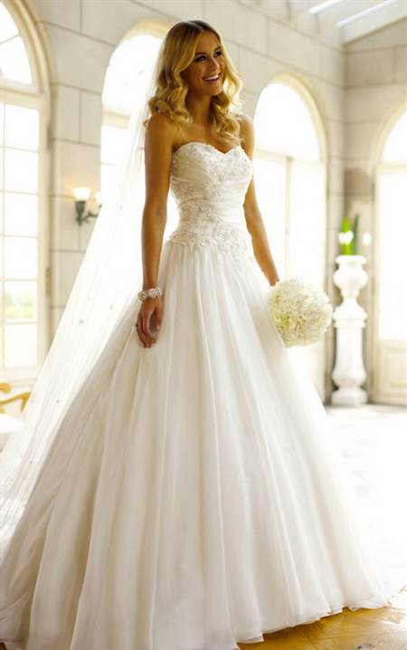 Simple classic wedding dresses