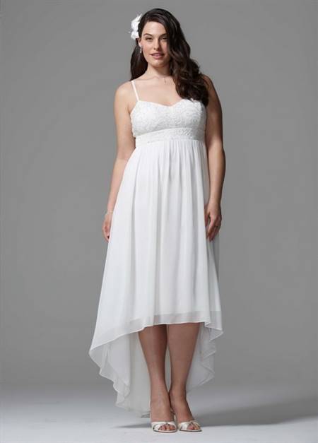 Simple white dress for wedding