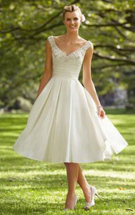 Tea wedding dress