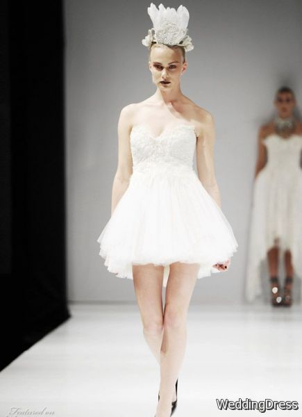 Trash Couture Wedding Dresses Spring women’s                                      Black Swan Ballet Inspired Bridal Looks