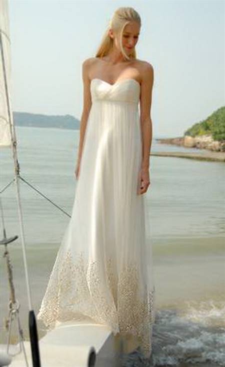 Tropical wedding dress