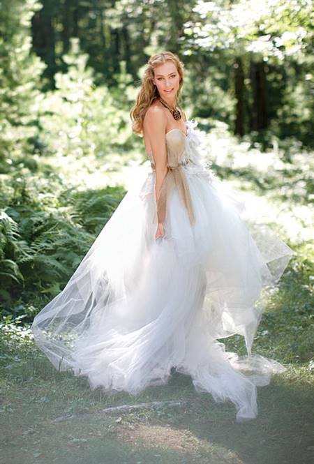 Tulle wedding gowns