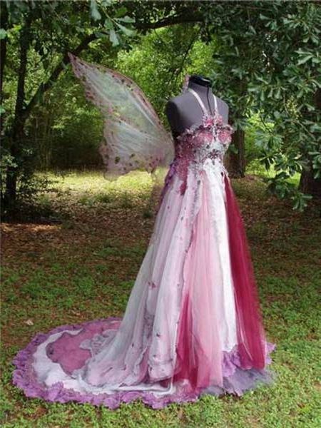 Unique wedding gown