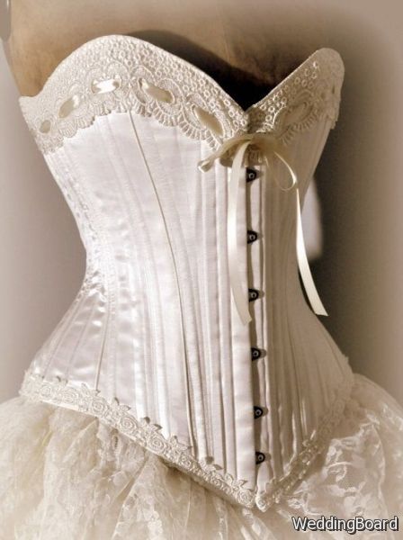 Victorian Corset Wedding Dresses for Good Body Shape