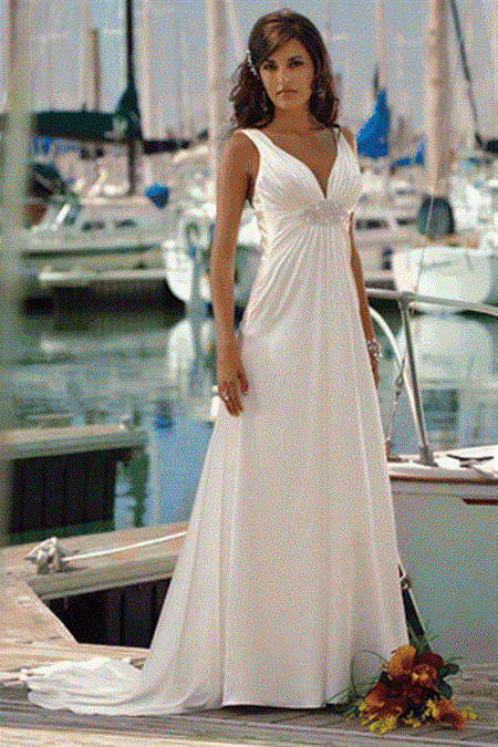Wedding beach dress