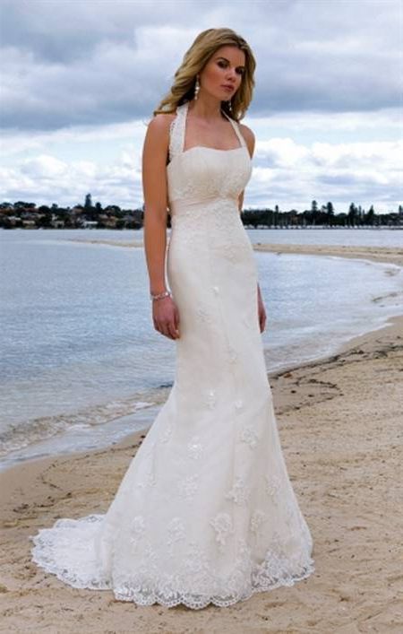 Wedding dress beach