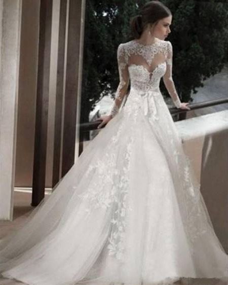 Wedding dresses with sleeves women’s