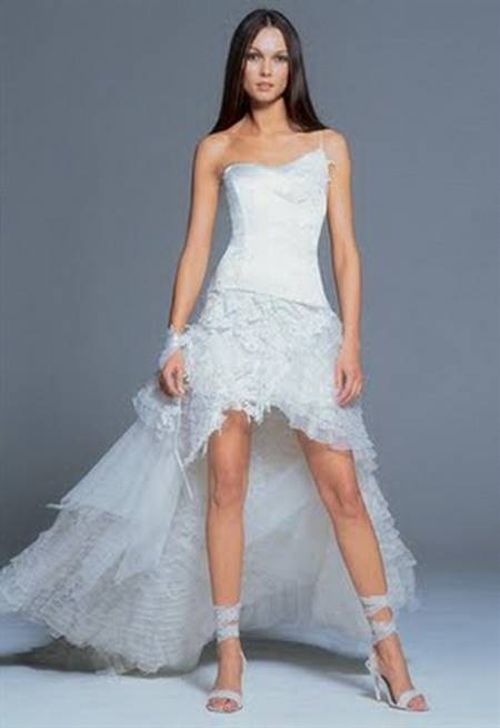 Wedding gown short