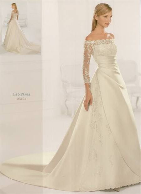 Wedding gowns with sleeves