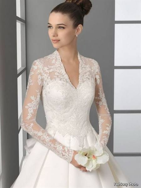 Wedding gowns women’s with sleeves