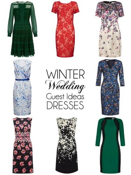 Winter wedding guest outfits