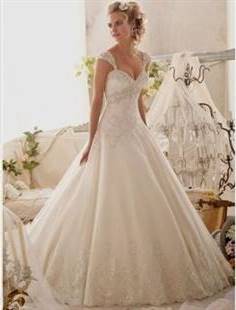 a line wedding dresses with sweetheart neckline and straps