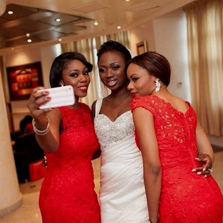 african lace bridesmaid dresses