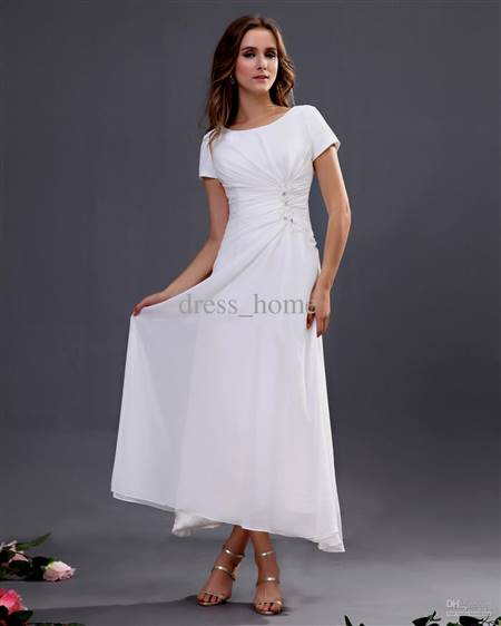 ankle length dresses with sleeves