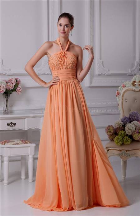apricot bridesmaid dresses