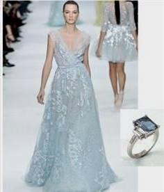 aquamarine wedding dresses