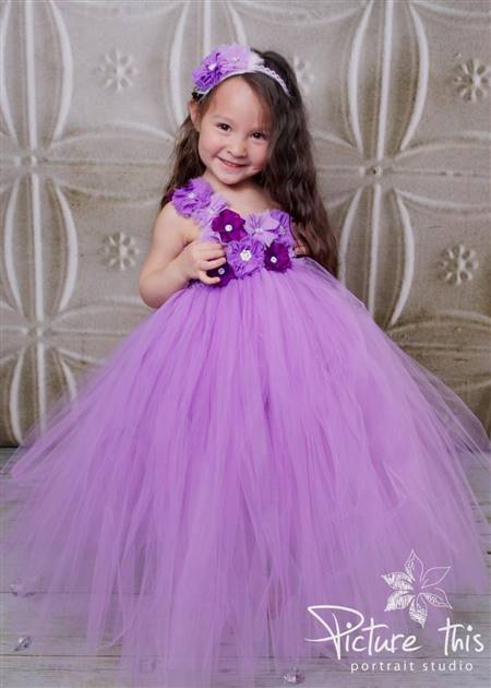 baby flower girl dresses purple