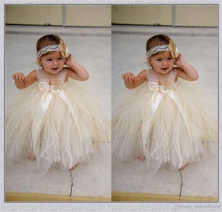 baby flower girl lace dresses