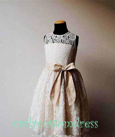 baby flower girl lace dresses