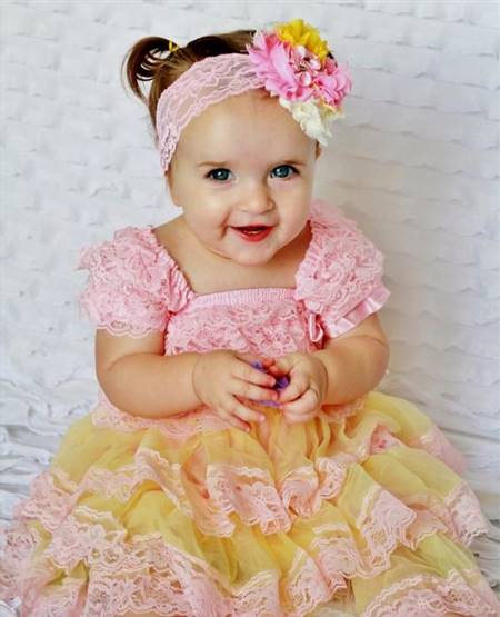 baby girl yellow dresses for 1st birthday