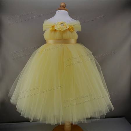 baby girl yellow dresses for 1st birthday
