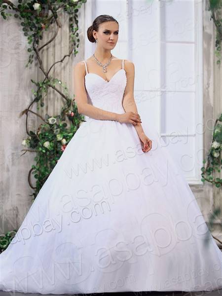 ball gown wedding dresses with straps