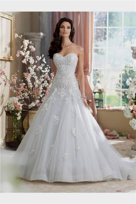 beaded and lace ball gown wedding dresses