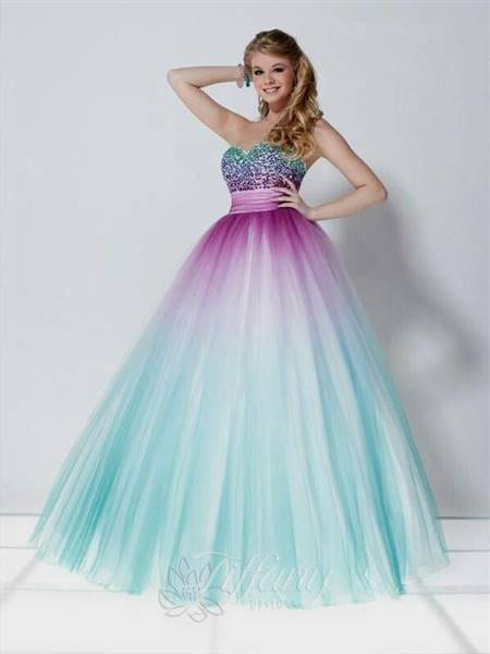 beautiful blue dresses for prom