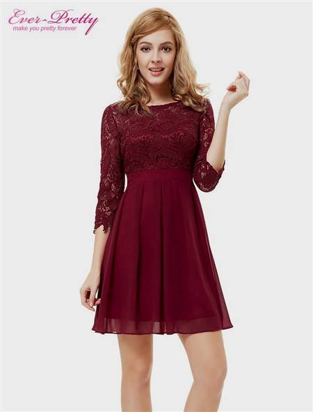 beautiful cocktail dresses with sleeves